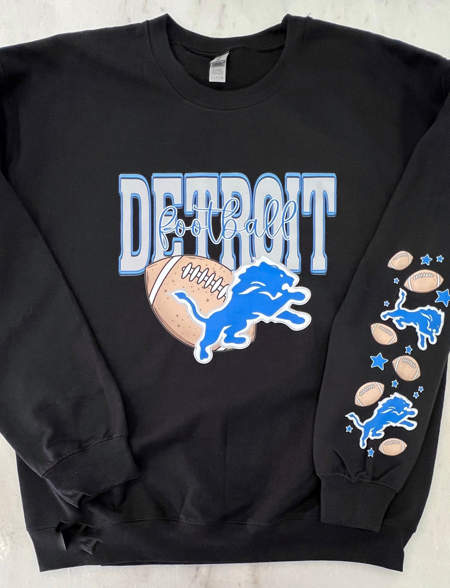 Detroit Sleeve Detail • Sweatshirt • KIDS & ADULTS