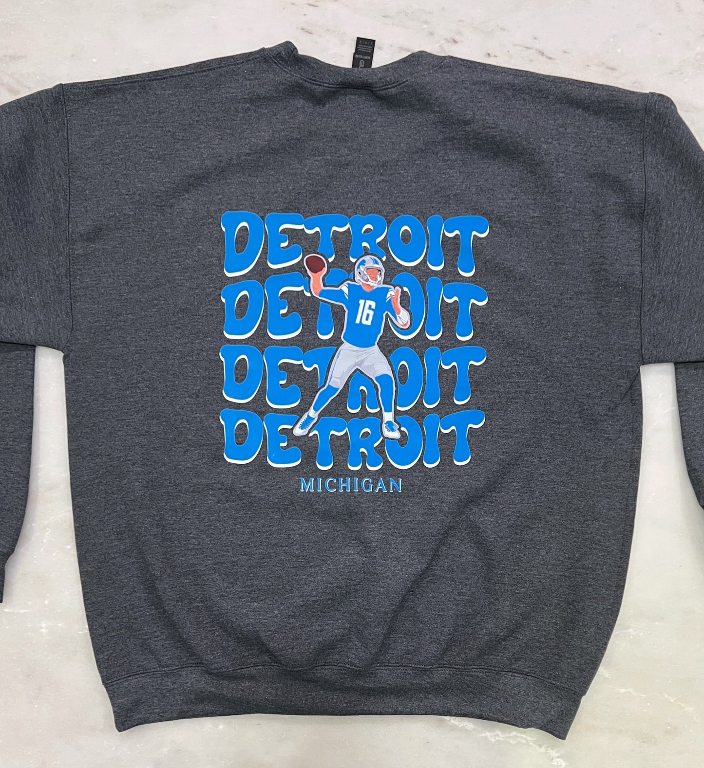 Retro Detroit Lions Football • 4 Style Options
