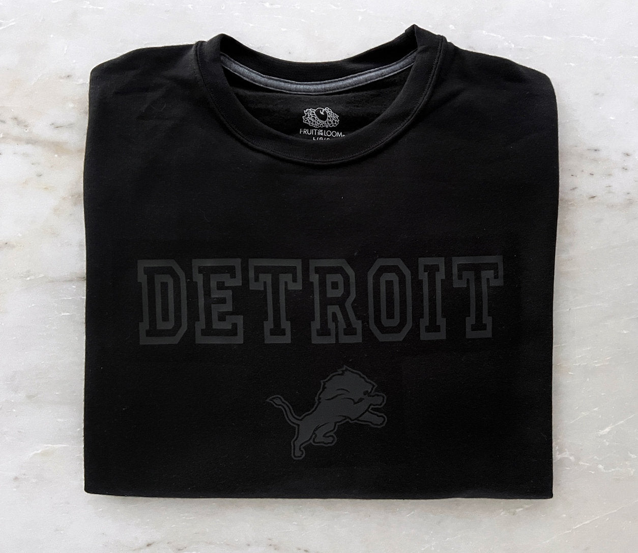 Detroit Football • Black on Black Pullover (Toddler/Youth)