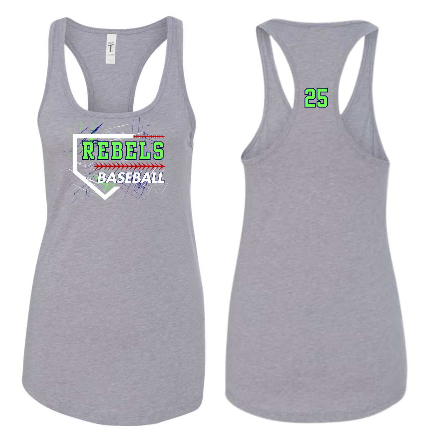 Rebels Baseball • Racerback Tank