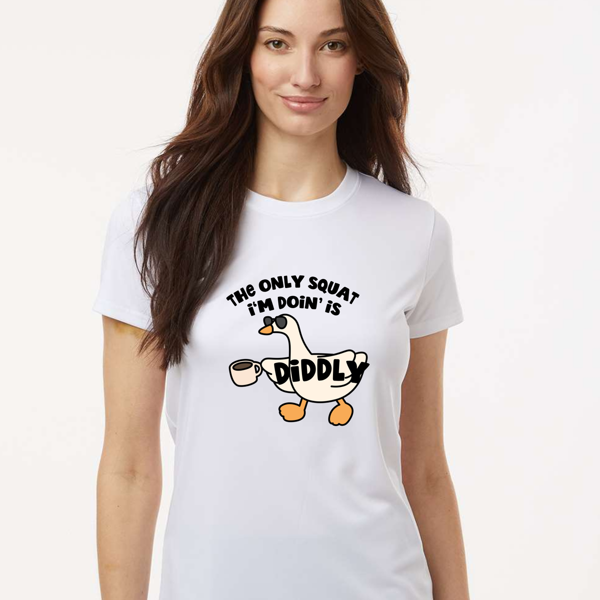 Women's Performance Fabric • Diddly Squat • T-Shirt