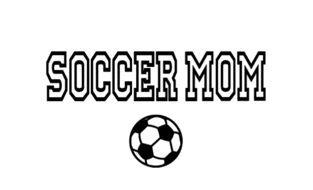 Soccer Mom • Black on Black Hoodie