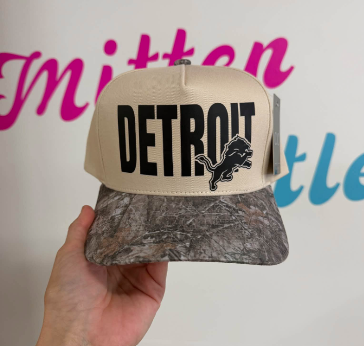 Detroit • Leopard or Camo Bill • Hat