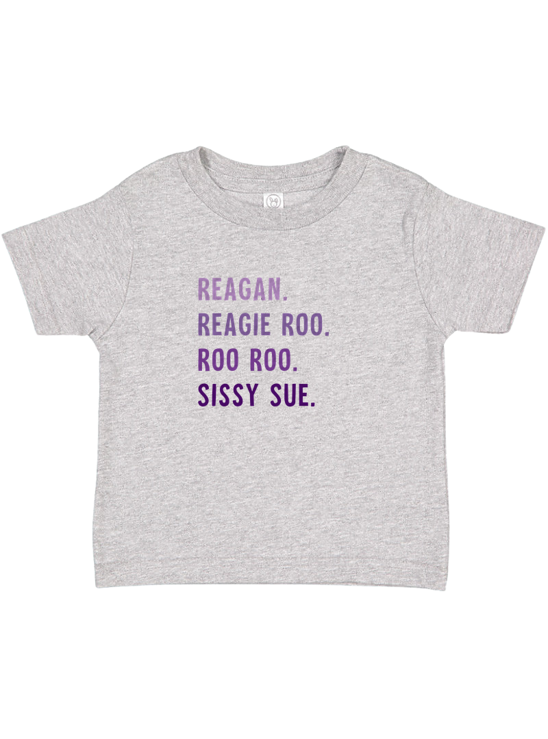 Nickname Shirt • Gray (Toddler/Youth)