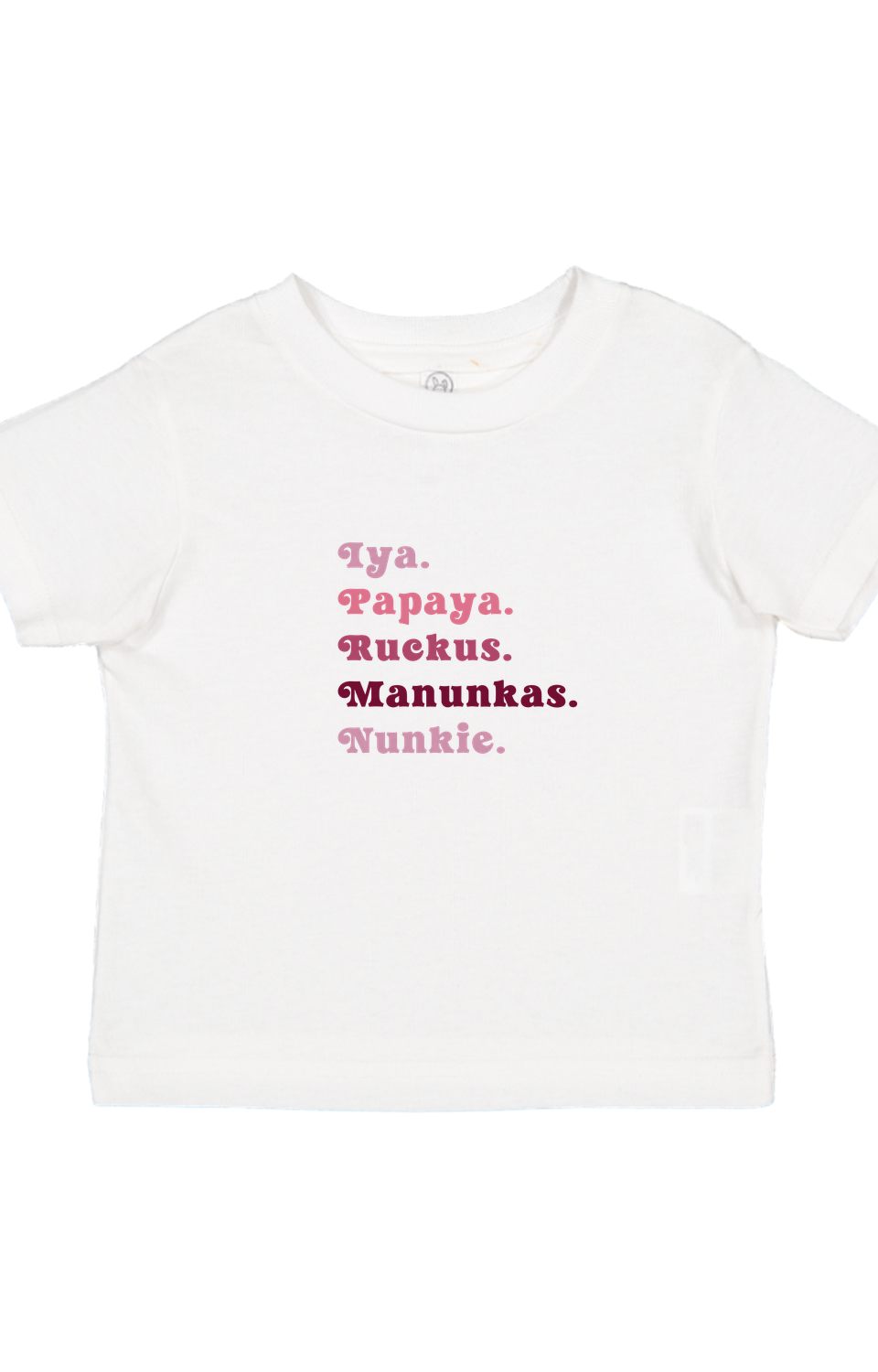 Nickname Shirt • White (Toddler/Youth)