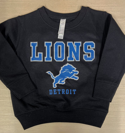 Distressed Lions • Detroit Sweatshirt (Youth)