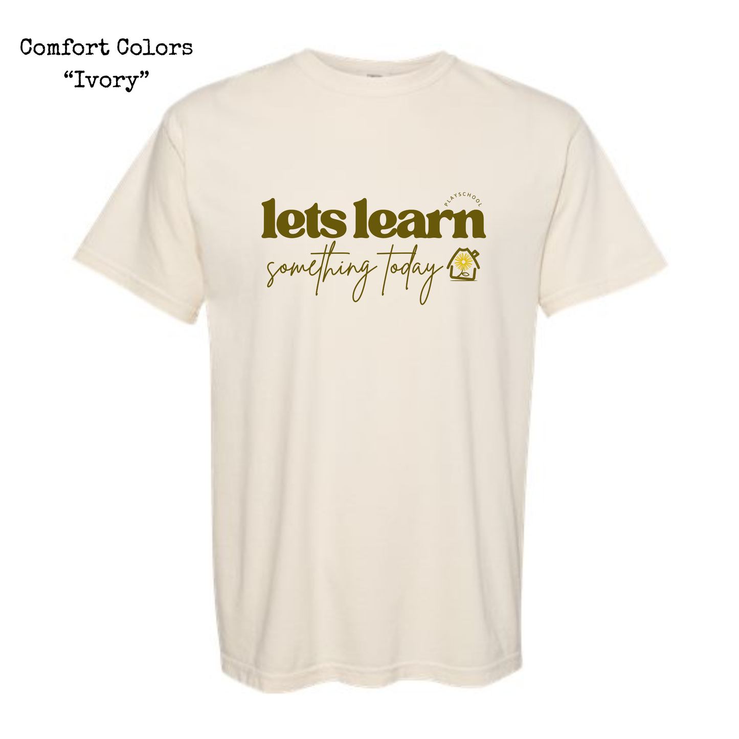 Let's Learn Something Today • Tee or Sweatshirt • ADULT SIZES