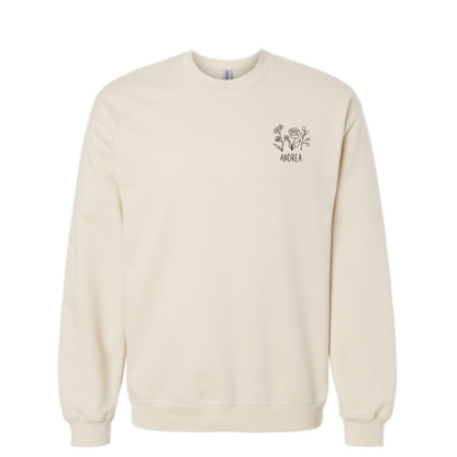 Bloom Childcare Pocket Design • Adult Sizing • Tees & Sweatshirts