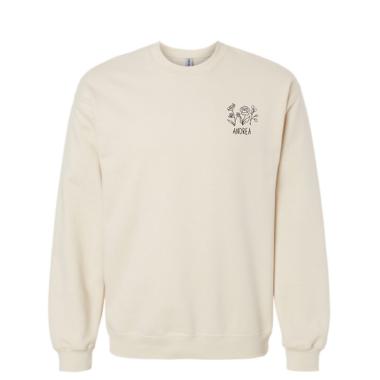 Bloom Childcare Pocket Design • Adult Sizing • Tees & Sweatshirts