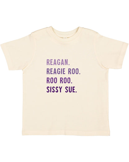 Nickname Shirt • Natural (Infant)