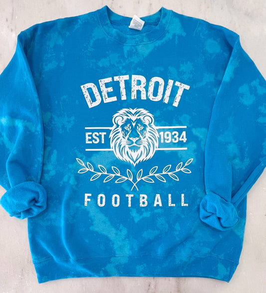 Detroit Football • Dyed Sweatshirt