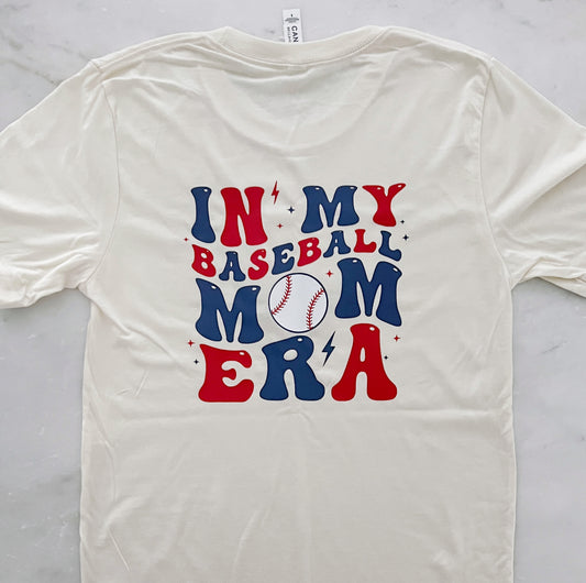 In My Baseball Mom Era • Team Spirit! • T-Shirt