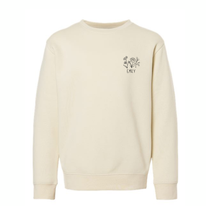Bloom Childcare Pocket Design • Toddler/Youth Sizing • Tees & Sweatshirts