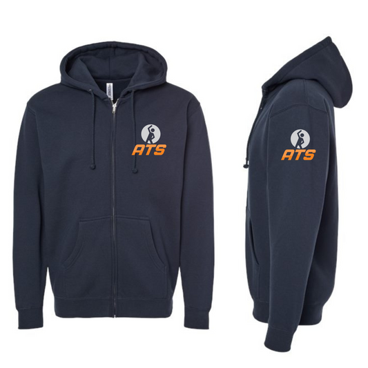 ATS Full Zip Hooded Sweatshirt • 2 Color Options