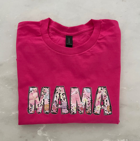 Floral Letter • Mama / Grandma • Bella Canvas