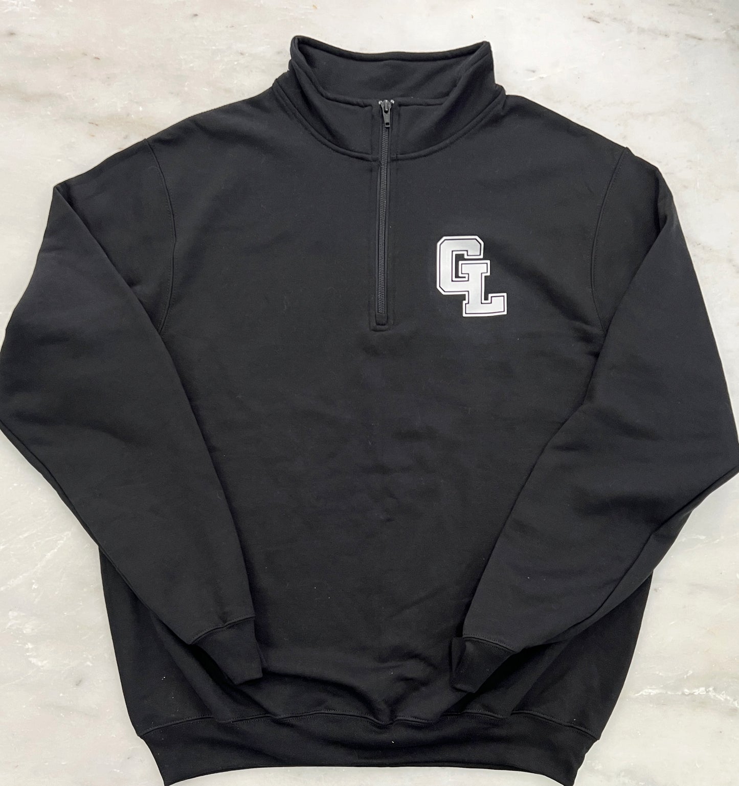 GL Quarter Zip • Black & Silver