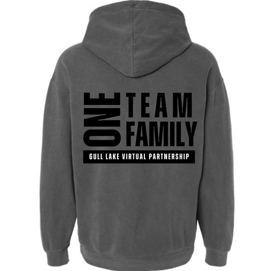 One Team One Family •  Comfort Colors Hoodie