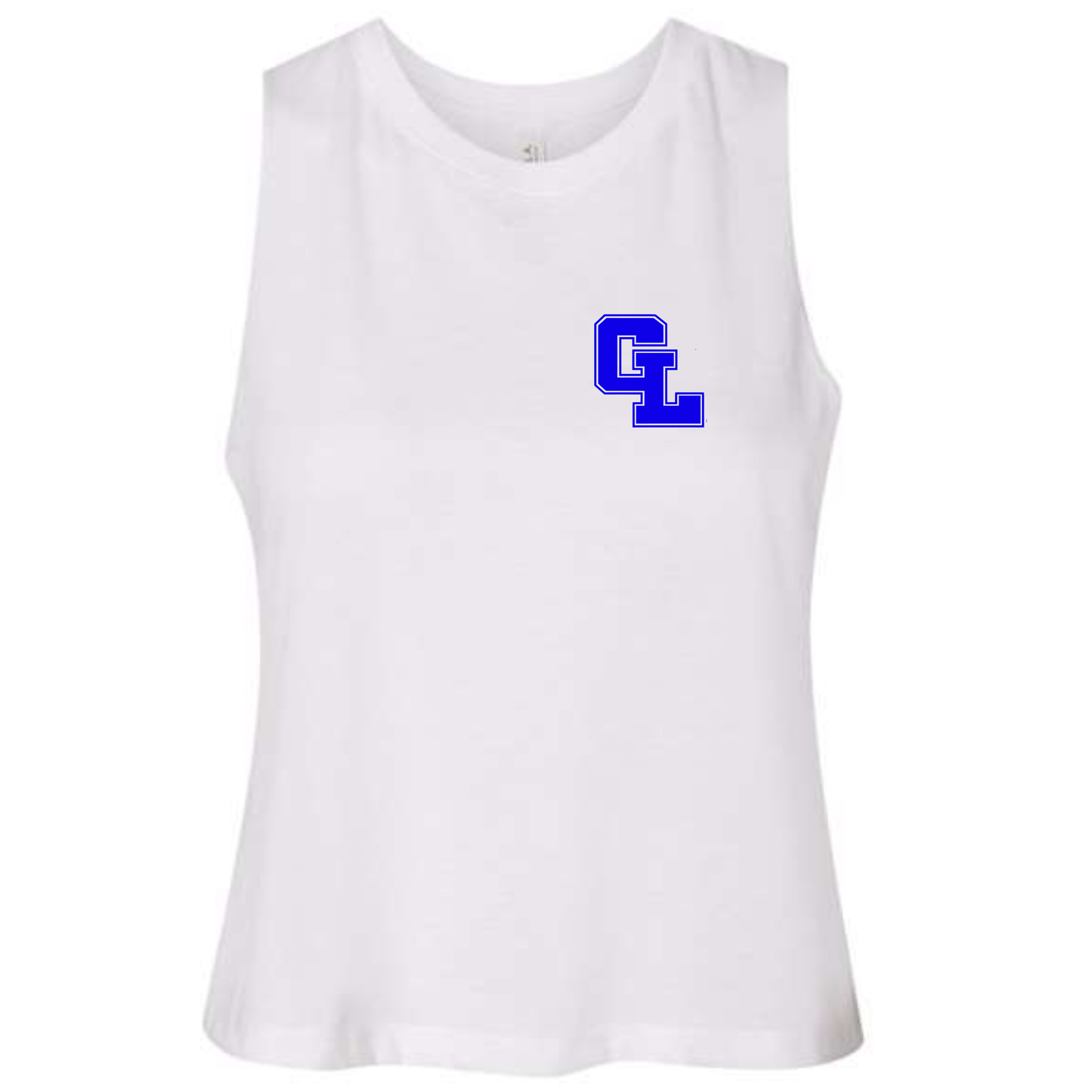 Cropped Racerback Tank • Women's Fit