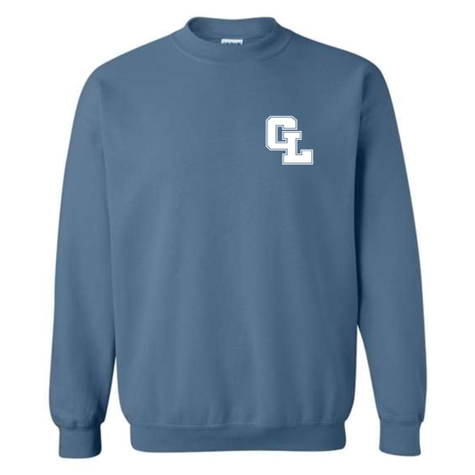 Sleeve Detail Crewneck Sweatshirt • Early College or Virtual Partnership