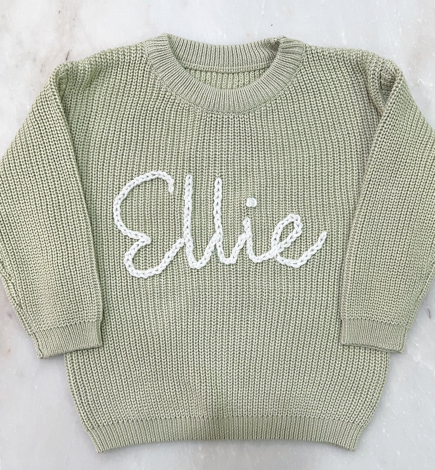 Personalized Embroidered Knit Sweater • Baby & Toddler