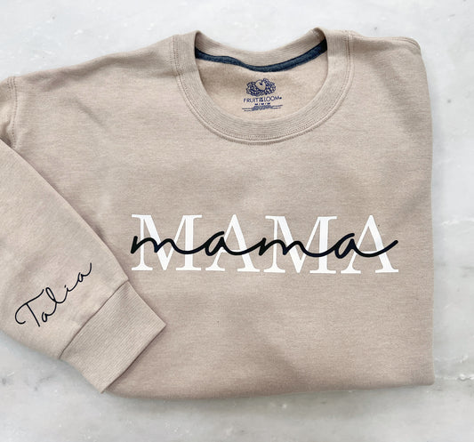 Mama/Grandma Custom Crewneck • Overlay Design