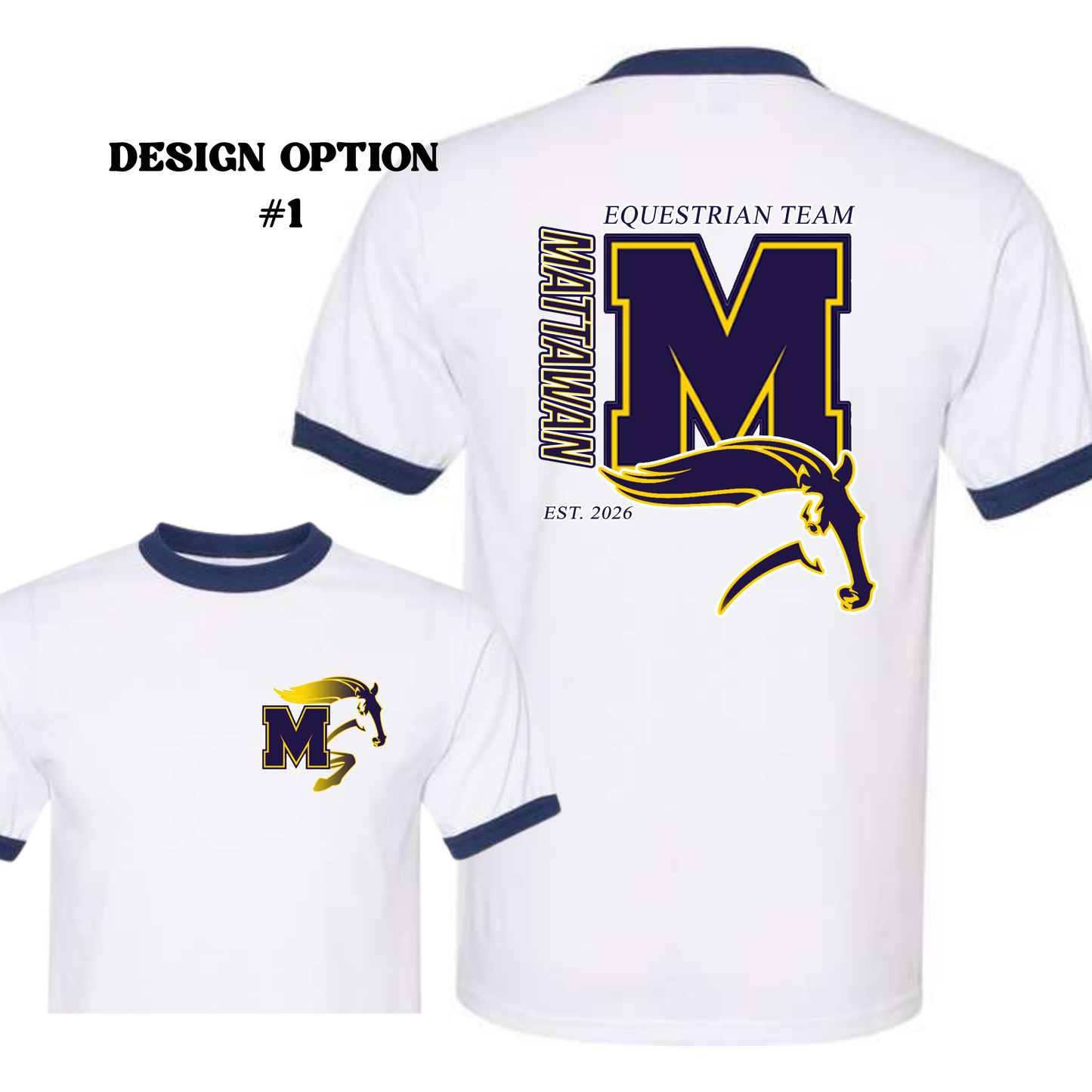 Ringer T-Shirt • Mattawan Equestrian