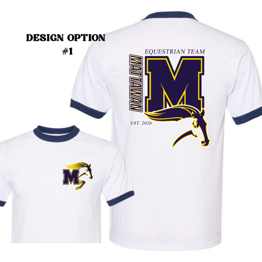 Ringer T-Shirt • Mattawan Equestrian