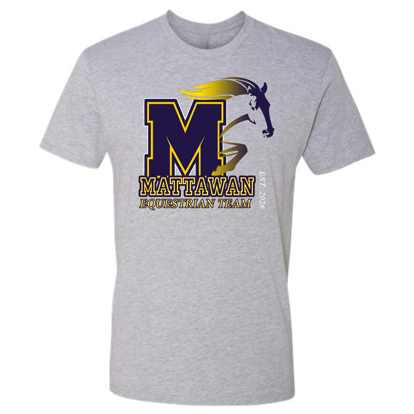Gray T-Shirt • Mattawan Equestrian