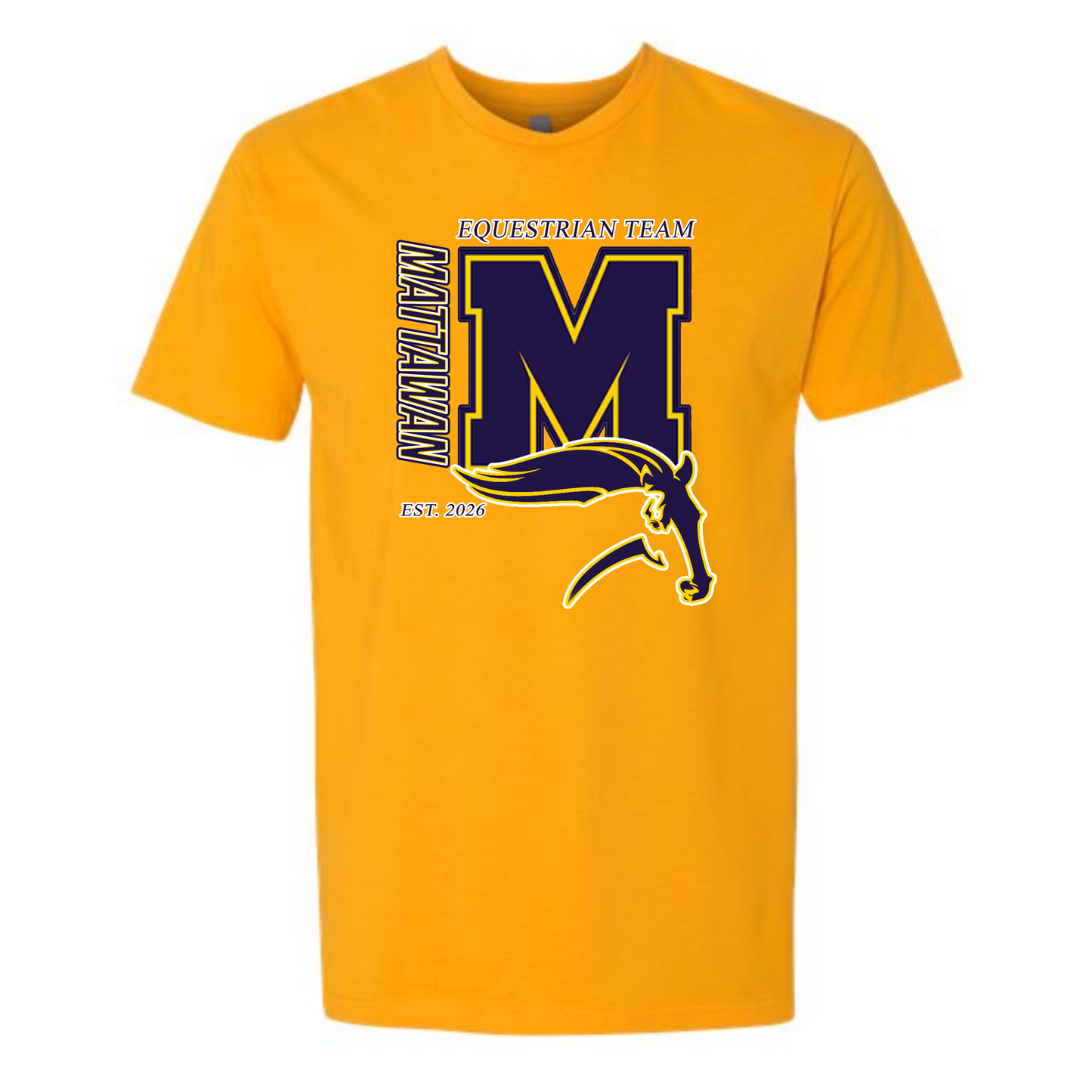 Gold T-Shirt • Mattawan Equestrian