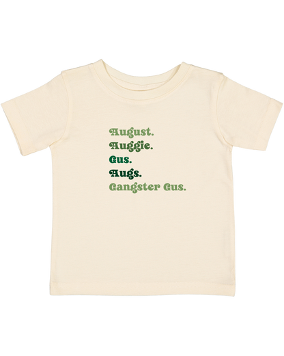 Nickname Shirt • Natural (Infant)