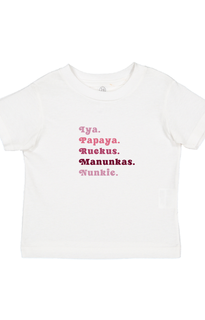 Nickname Shirt • White (Infant)